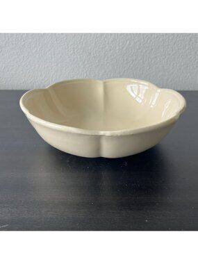 Vintage McCoy Ironstone Bowl // 8" Flower Shape // Mold #7528